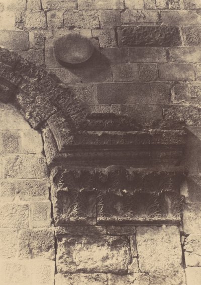 Jerusalem. Temple Enclosure. Details of the Golden Gate by Auguste Salzmann